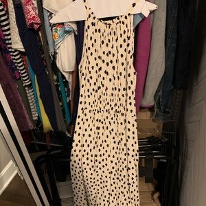 Kate Spade halter dress with polka dots